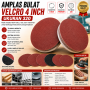 Amplas Bulat Velcro 4 Inch - no. 320