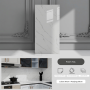 Wallpaper PVC Foam Ukuran 30*60cm (Putih Yas)