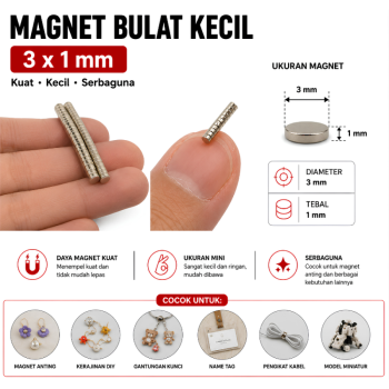 Magnet Neodymium - Coin (D3mm*1mm)