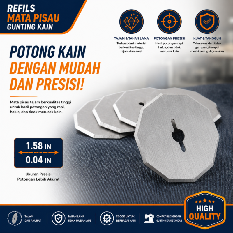 Refill Gunting Baju Elektrik