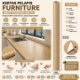 Kertas Sticker Furniture PVC - Serat Kayu Willow 1st