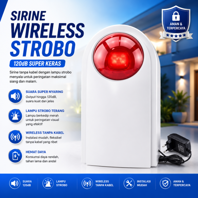 Sirine Wireless Strobo