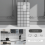 Wallpaper PVC Foam Ukuran 30*60cm  (Kotak Putih)