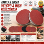 Amplas Bulat Velcro 4 Inch - no. 100