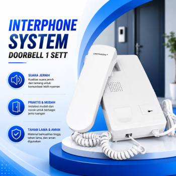 Interkom - Interphone - Door Bel Pintu HX3208