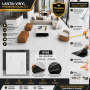 PVC Vynil Lantai 60*60cm (Keramik Granit) No.6145 /6m