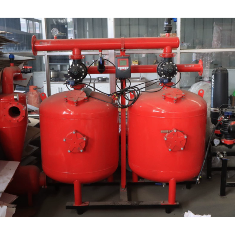 Filter Pasir Otomatis 3 Inch – 700 Double Tank + Double Disc Filter