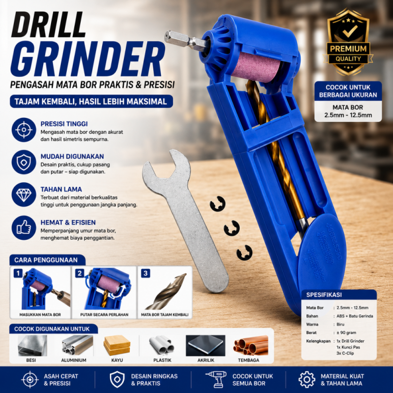 Pengasah Mata Bor - Drill Grinder
