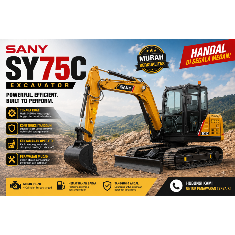 Excavator SANY - SY 75C
