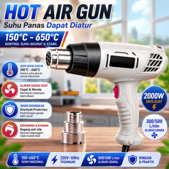 Hot Gun - Heater Gun - Blower Pemanas R3001