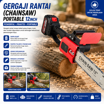 Gergaji Rantai 12 Inch