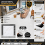 PVC Vynil Lantai 60*60cm (Keramik Granit) No.6128 /6m
