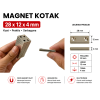 Magnet Neodymium - Kotak (Hole) 28*12*4mm