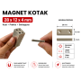 Magnet Neodymium - Kotak (Hole) 28*12*4mm