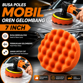 Busa Poles Tipe Wafe/Gelombang - Orange - 7\