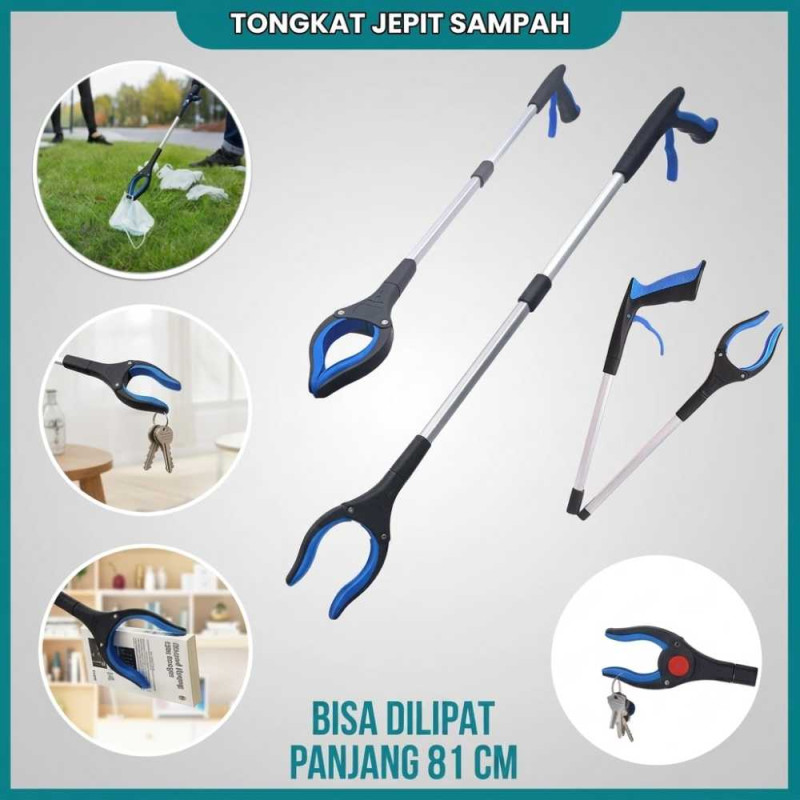 Tongkat Jepit Sampah Daun