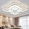 Lampu plafon akrilik 4+4 - cahaya putih - 90W