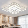 Lampu plafon akrilik 4+4 - cahaya putih - 90W