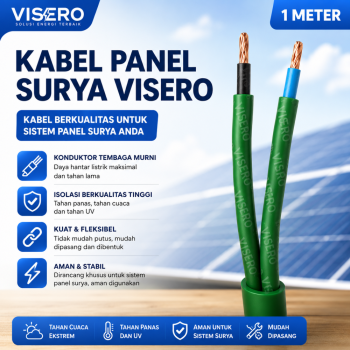 Kabel Panel Surya Visero 2 x 2,5 Per 1 Meter