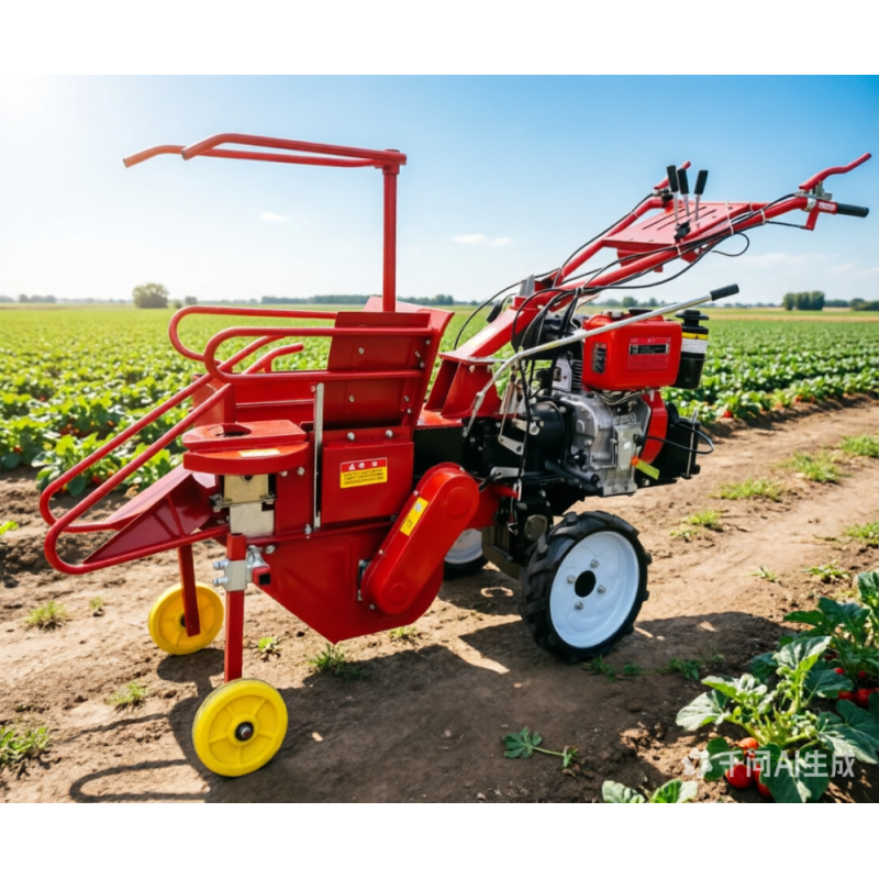 Mesin Panen Jagung Mini 1 Baris - Diesel 12HP,