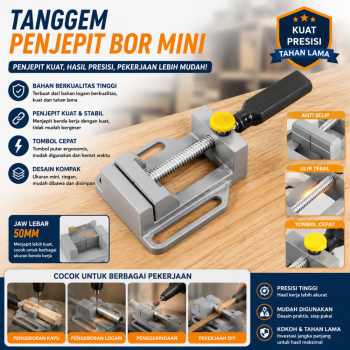 Tanggem Penjepit Dudukan Bor