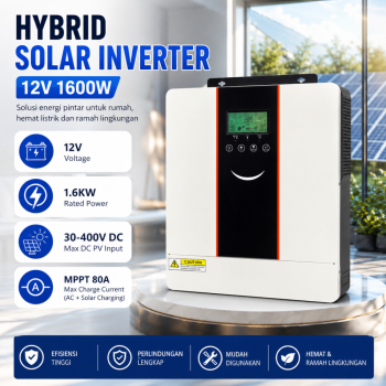 Inverter Hybrid - Solar Panel DC12V - SY-2.0KW - 1600W