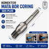 Konektor Mata Bor Beton 32mm & 63mm - Round