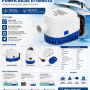 Pompa Kuras Air - Bilge Otomatis DC 12V