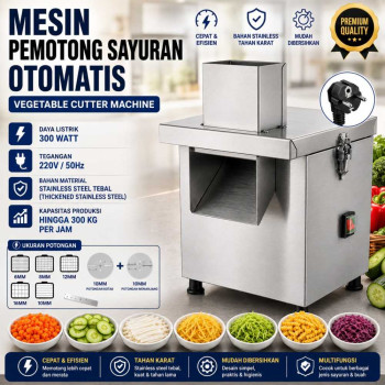Mesin Pemotong Sayuran Otomatis 300 Watt (Vegetable Cutter Machine)