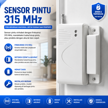 Sensor Pintu - 315 MHz