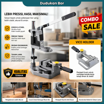 Dudukan Bor Duduk Mini