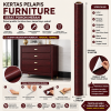 Kertas Sticker Furniture PVC - Serat Pohon Merah (1.2m*10m)