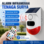 Alarm Inframerah Tenaga Surya dengan Remote Control