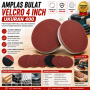 Amplas Bulat Velcro 4 Inch - no. 400