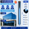 Kaca Film Satu Arah 100cm*500cm - Biru Silver