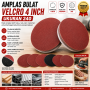 Amplas Bulat Velcro 4 Inch - no. 240