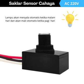 Saklar/Switch Otomatis - Sensor Cahaya