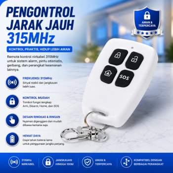 Pengontrol Jarak Jauh 315MHz
